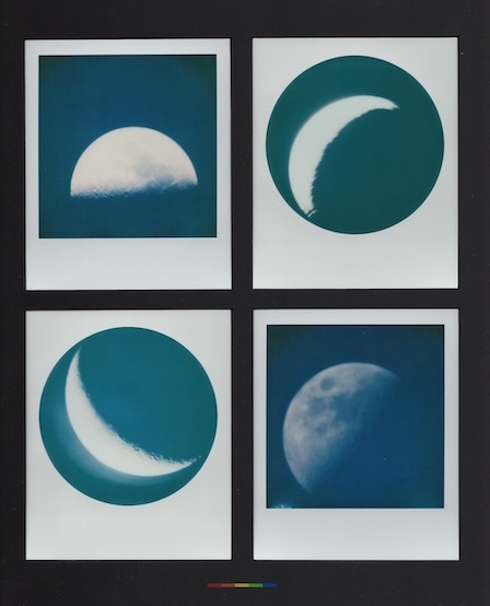 Moons on instant film